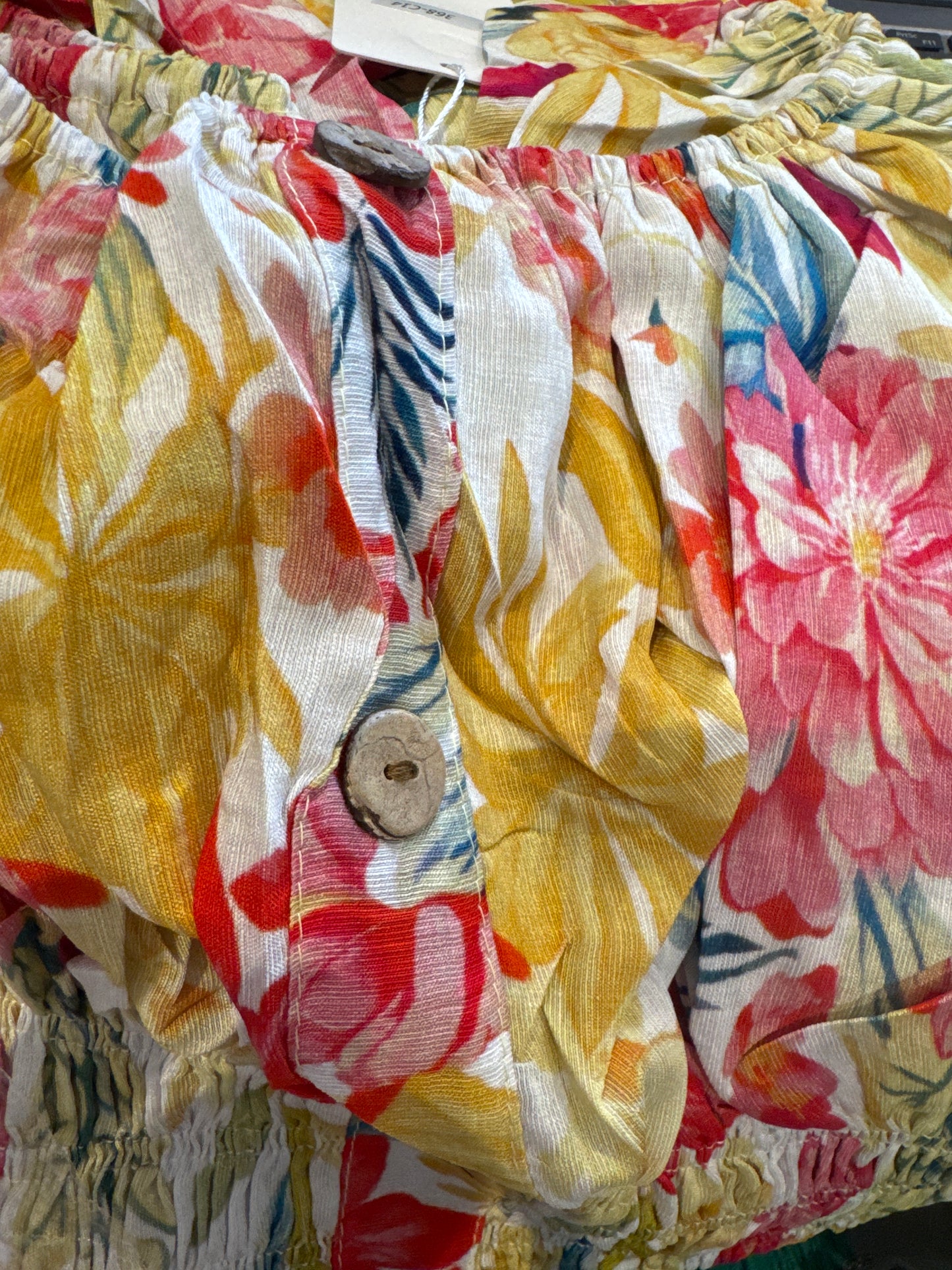 ZP Button Short Dress