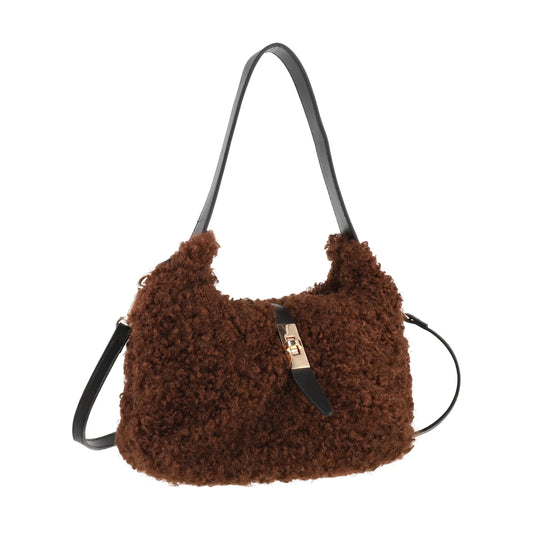 Park Lane BAG95 Chocolate Furry Scoop Bag