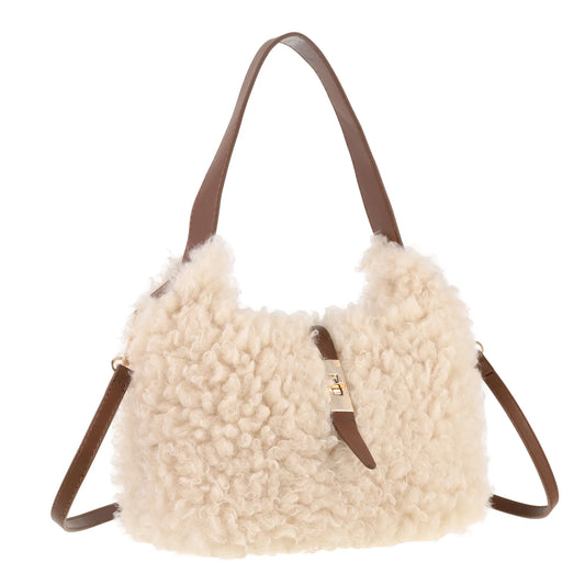 Park Lane BAG95 Linen Furry Scoop Bag