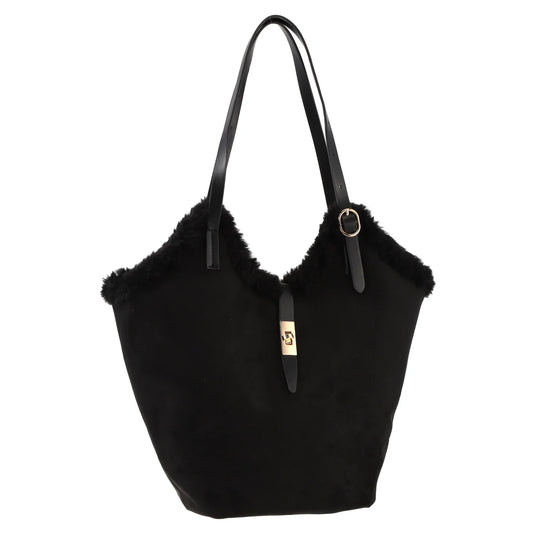 Park Lane BAG97 Ebony Black Shoulder Bag
