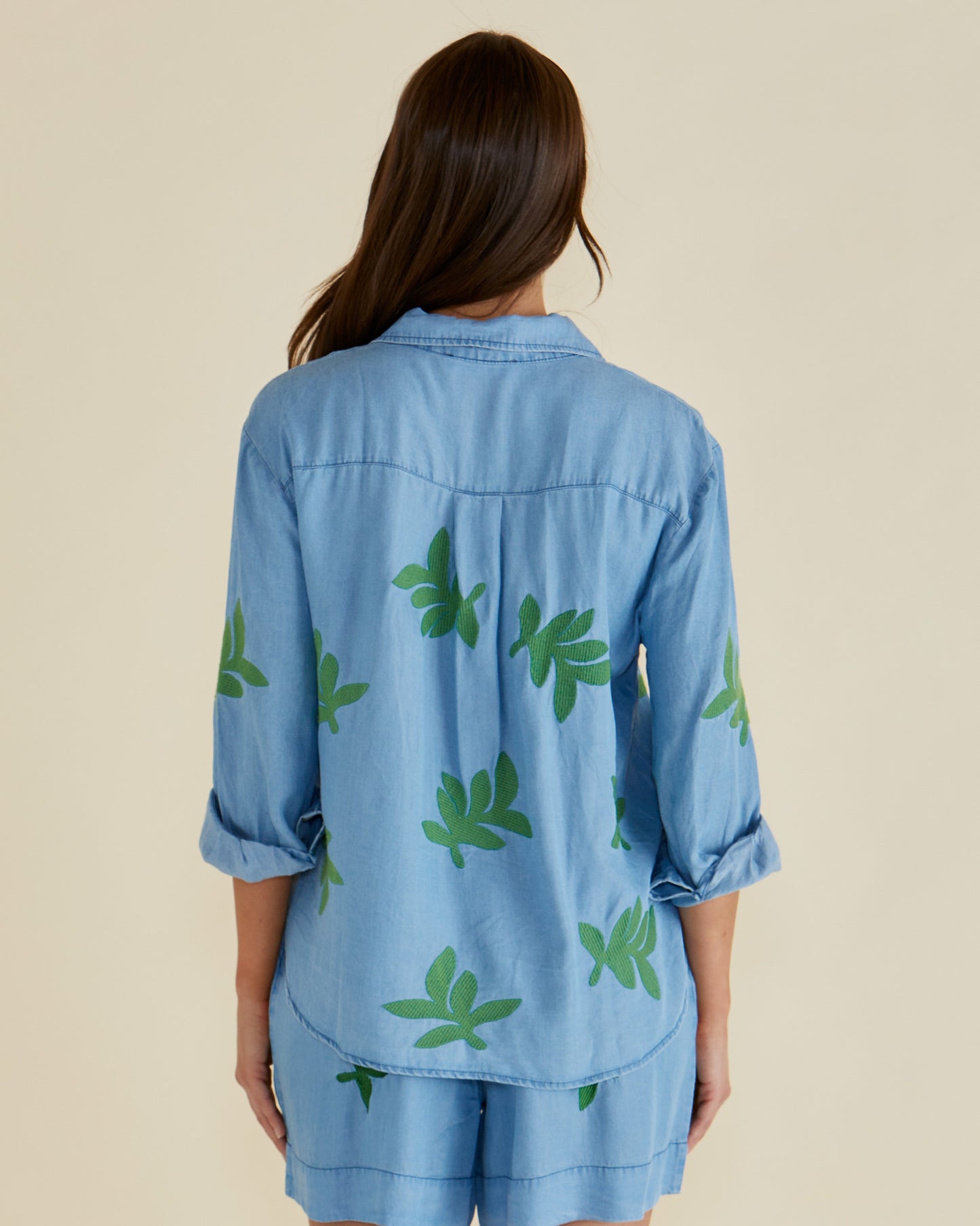 Betty Basics BB8471 Daria Lyocell Leaf Shirt