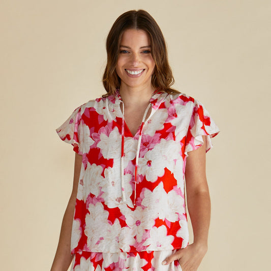 Betty Basics BB8506 Lyra Floral Blouse