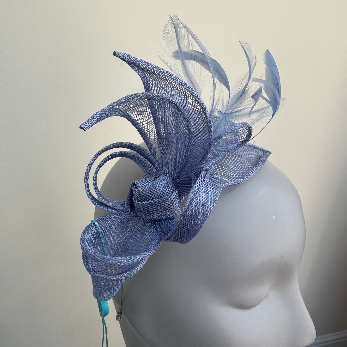 Max and Ellie BF3 Purple Small Fascinator on Headband