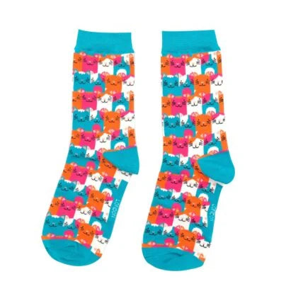 Miss sparrow Happy Cats Socks Boxed Gift