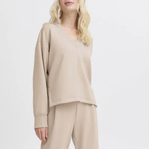B.Young BY Pusti V Neck Cropped Top