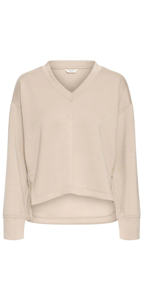 B.Young BY Pusti V Neck Cropped Top