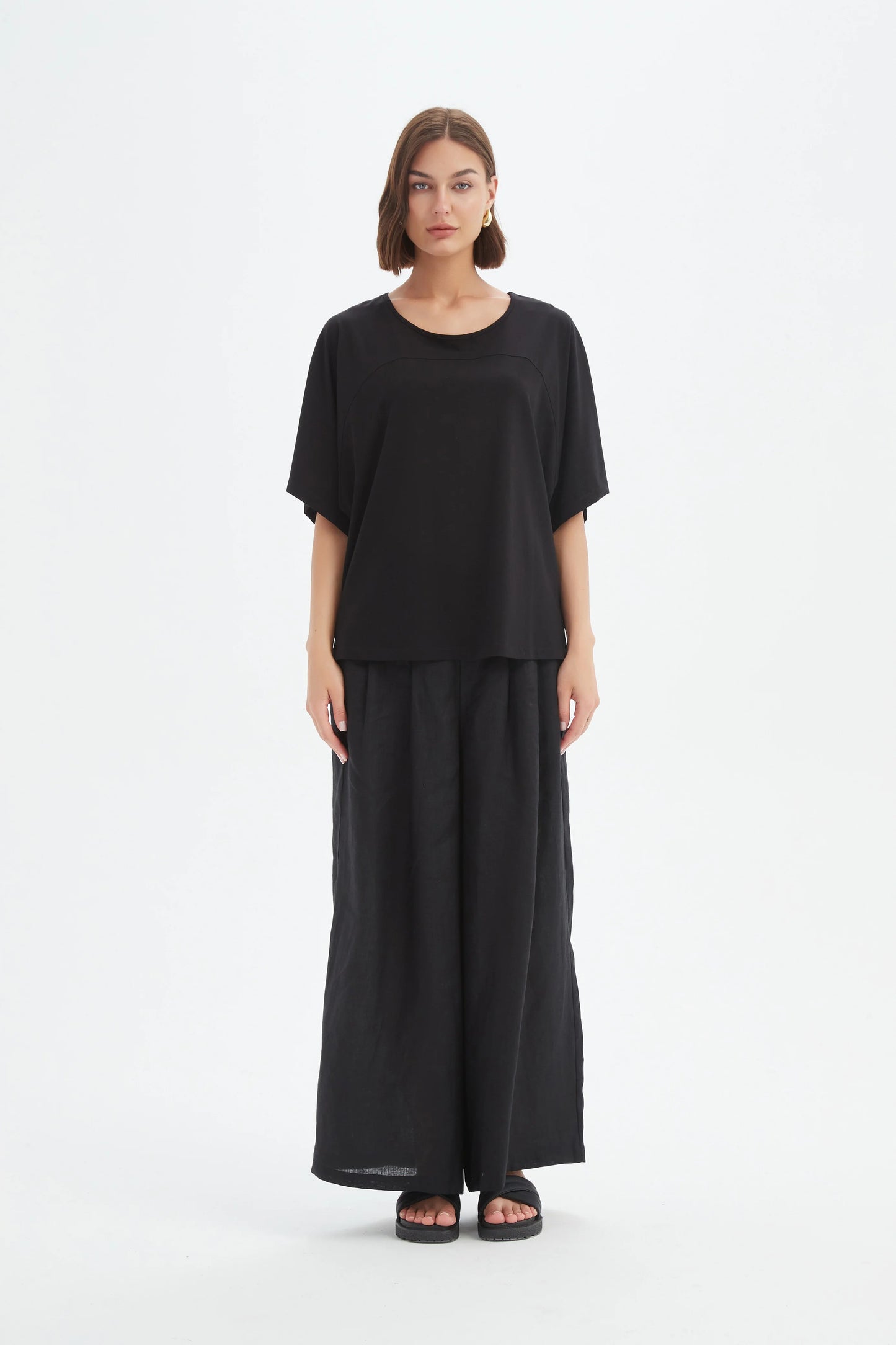 Tirelli 25T3703 Wide Sleeve Yoke Tee