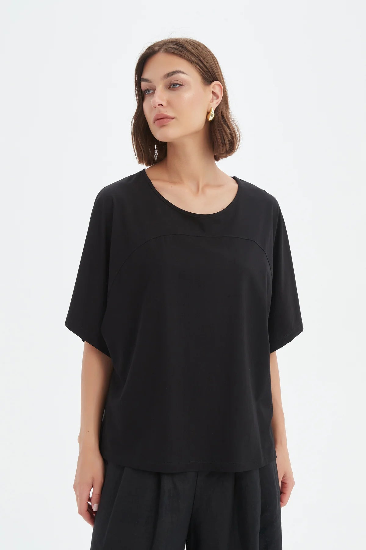 Tirelli 25T3703 Wide Sleeve Yoke Tee