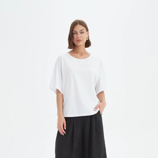 Tirelli 25T3703 Wide Sleeve Yoke Tee