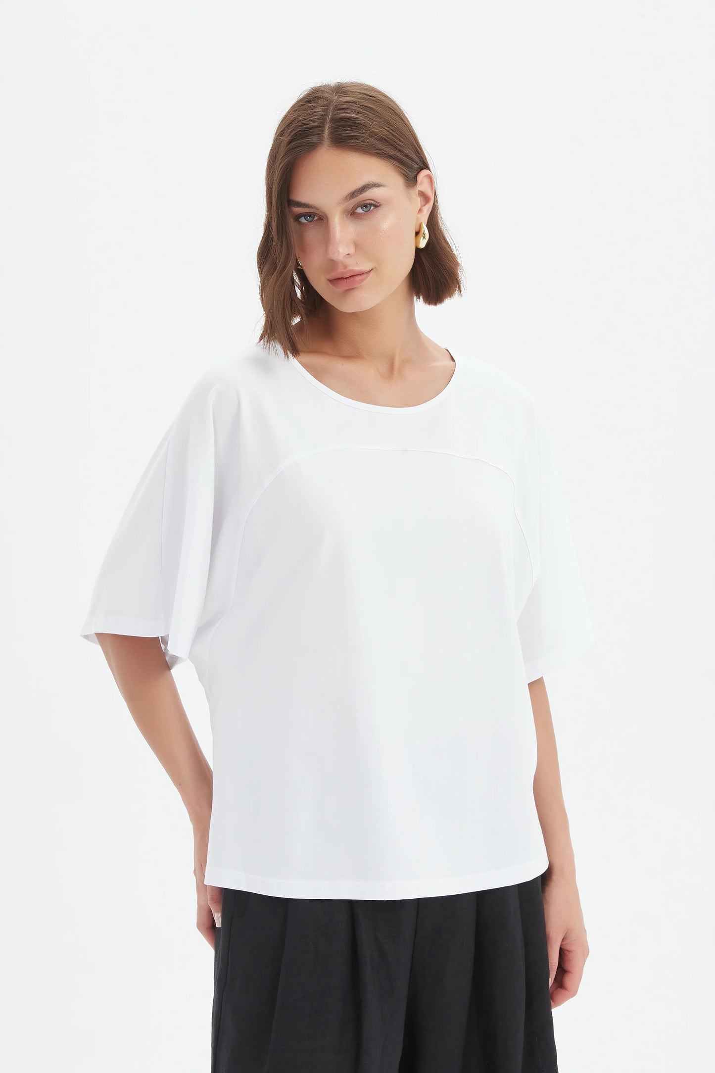 Tirelli 25T3703 Wide Sleeve Yoke Tee