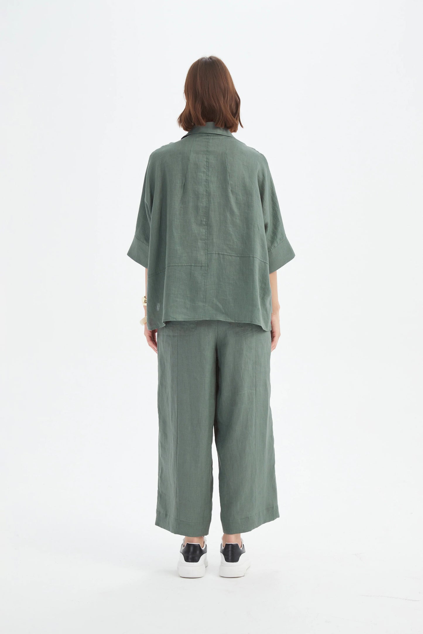 Tirelli 25A3714 Seam Detail Boxy Shirt