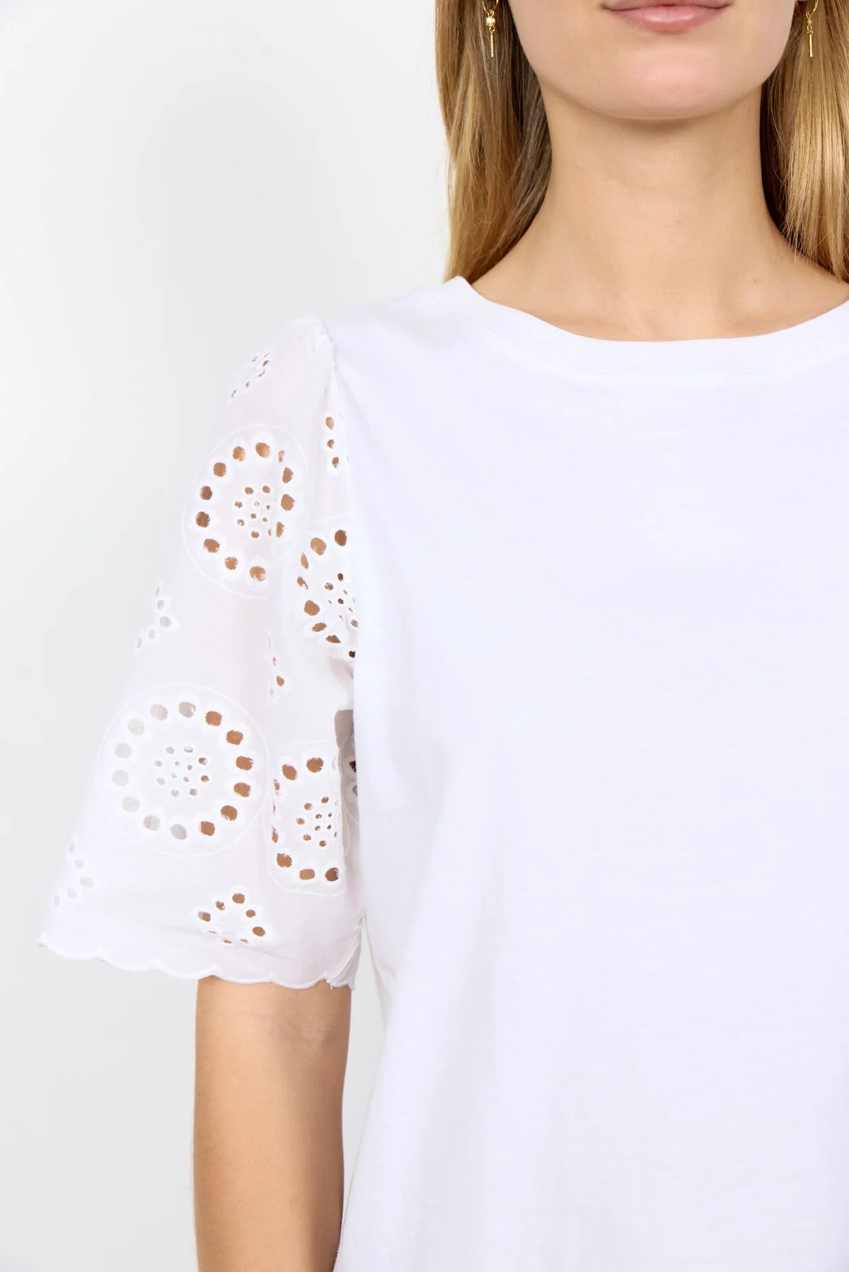 Soyaconcept SC-LORAINE 3 Embroidered Sleeve Tee 26447-20