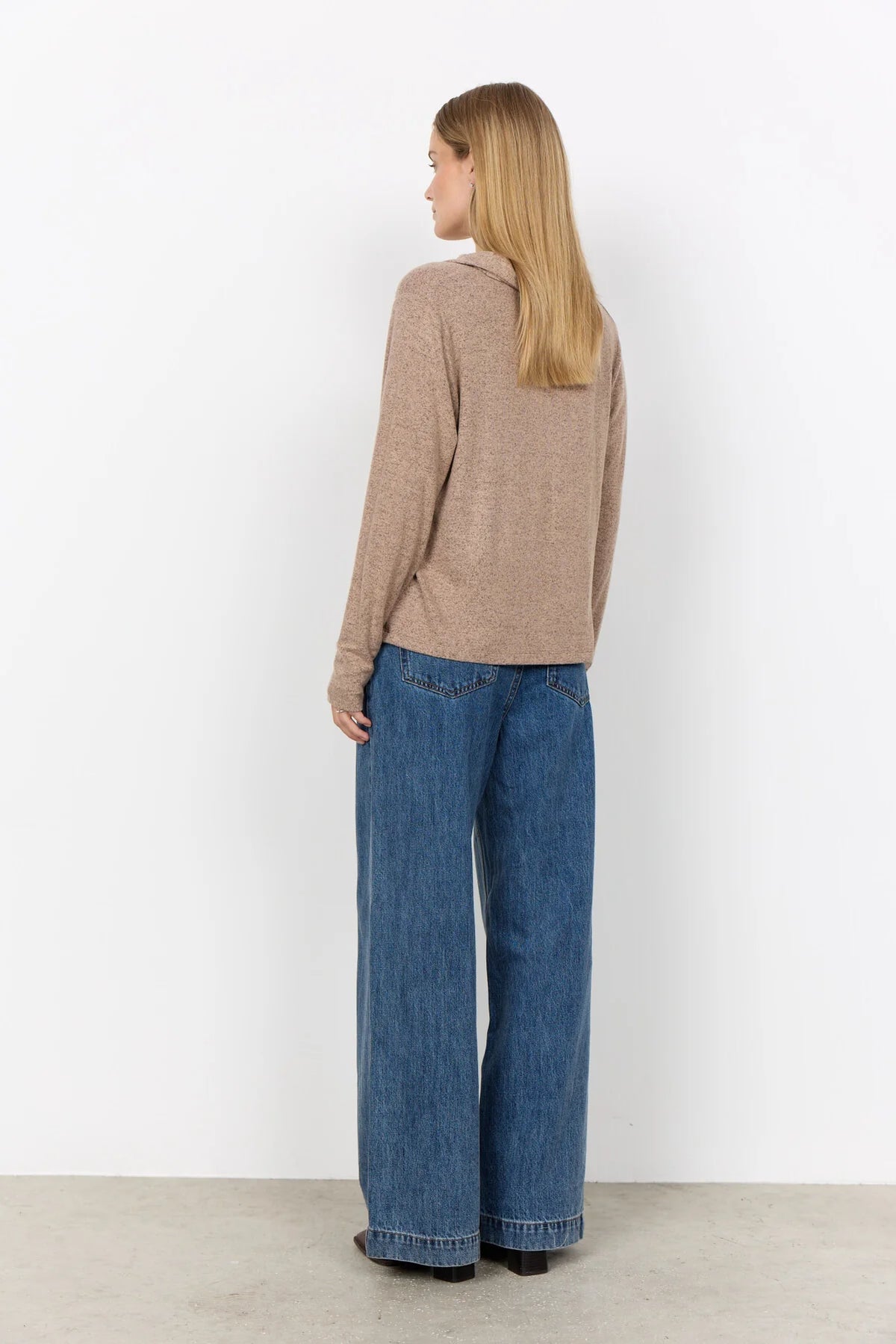 Soyaconcept SC-BIARA 159 Collared Long Sleeve Top