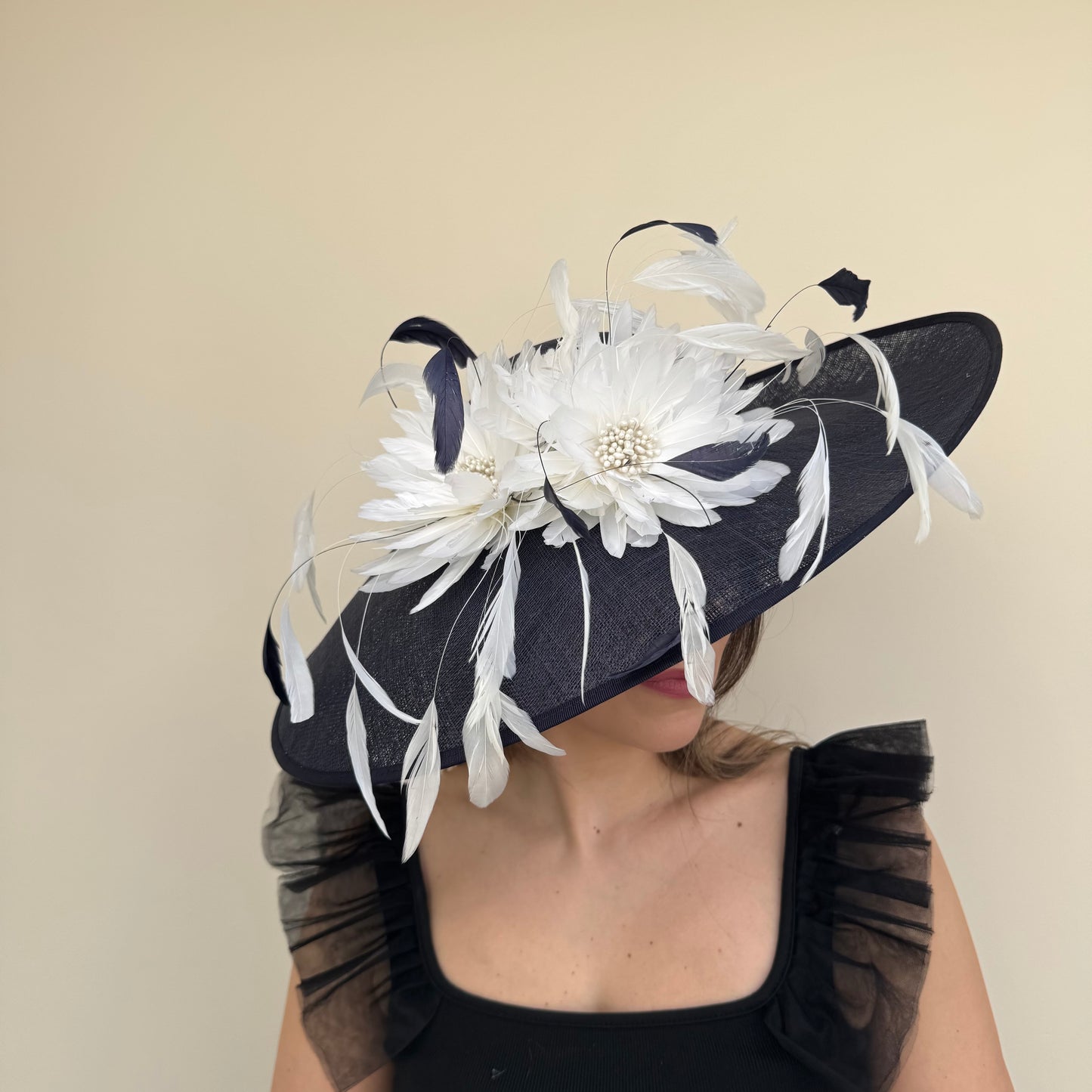 J Bees JB25/86 Navy & White Contrast Hatinator