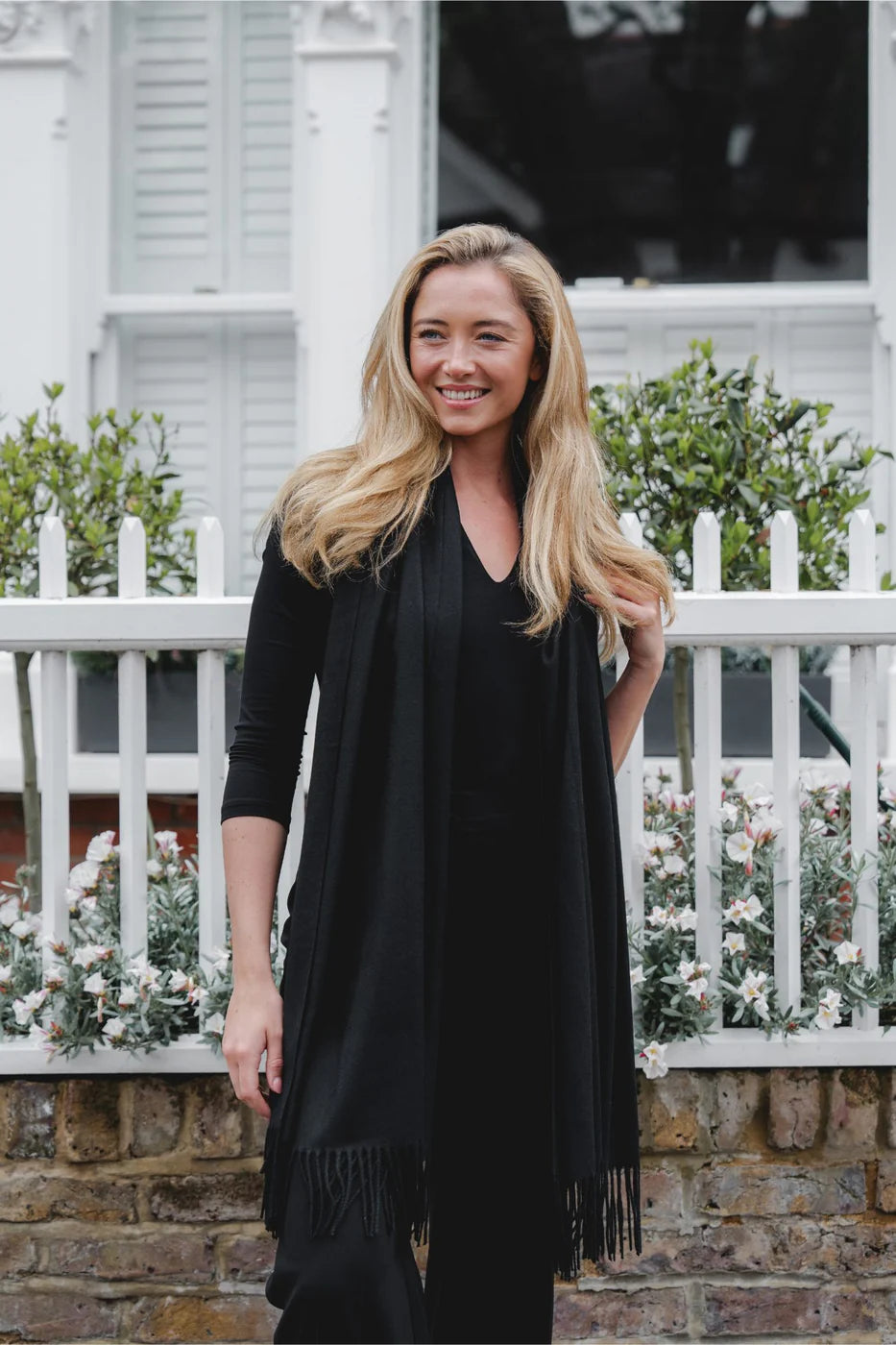 Park Lane PAS Raven Black Celine Pashmina