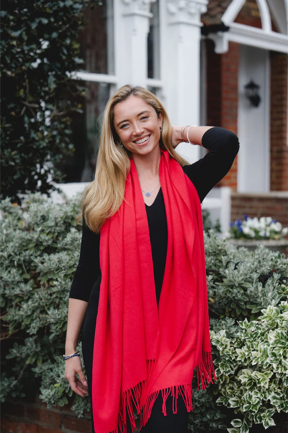 Park Lane PAS Celine Pashmina in Reds