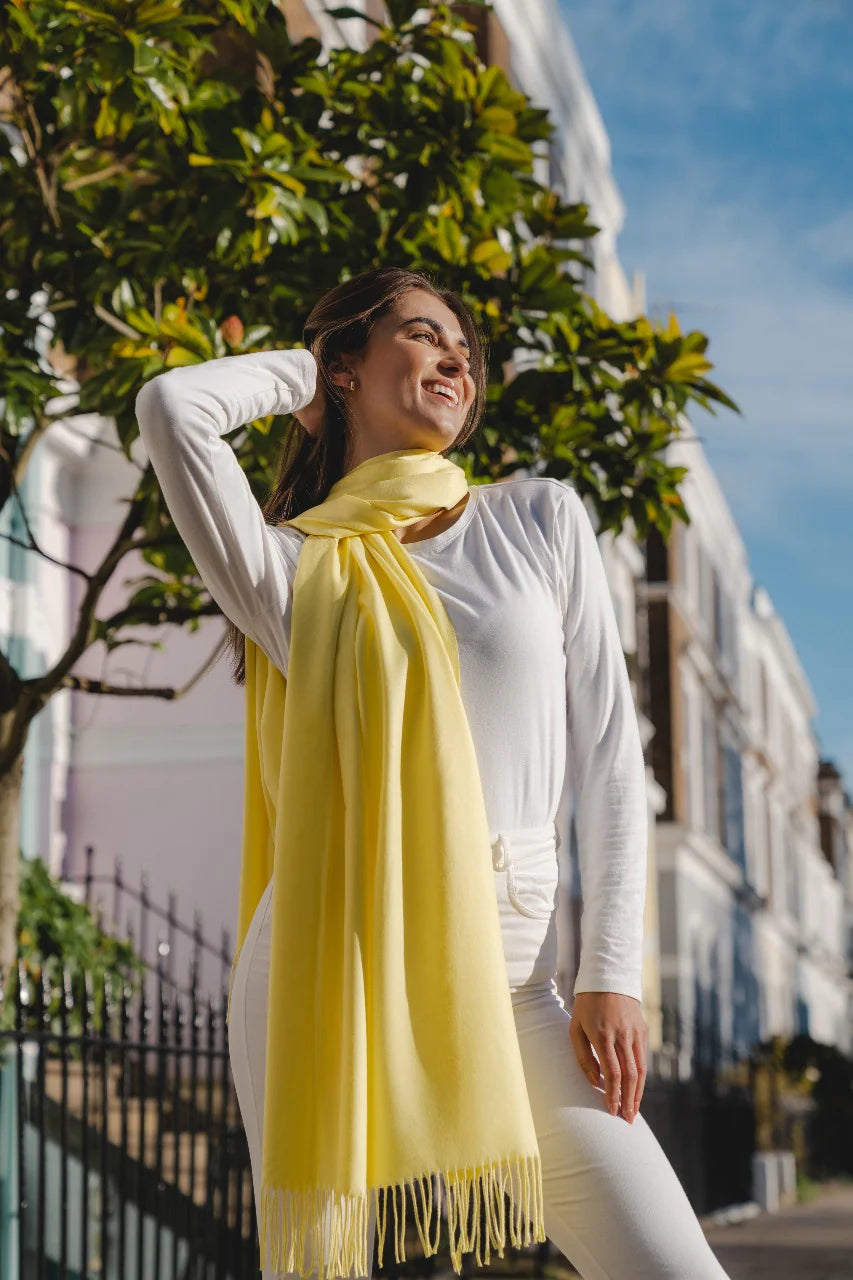 Park Lane PAS Celine Pashmina in Yellows & Mustard