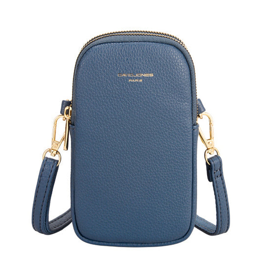 David Jones NVCM6814A Double Zip Phone Bag