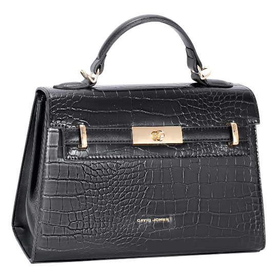 David Jones CM7693-1 Croc Satchel Bag