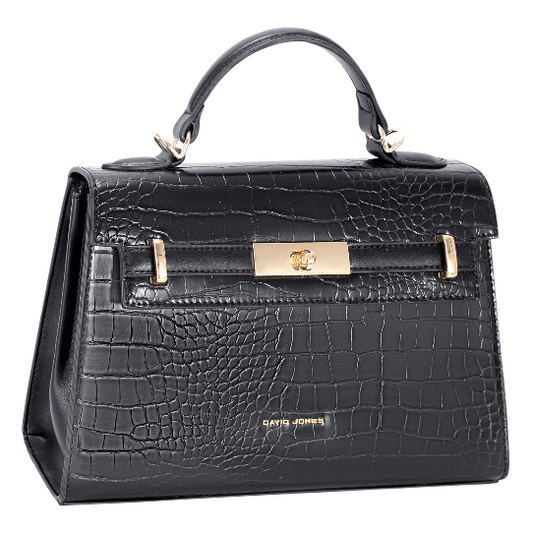 David Jones CM7693-1 Croc Satchel Bag