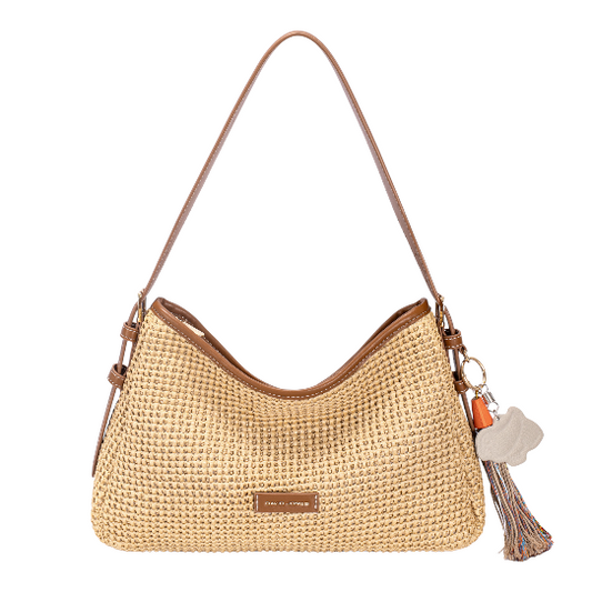 David Jones CM8365 Weaved Summer Shoulder Bag