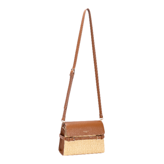 David Jones CM8409 Raffia Crossbody Bag