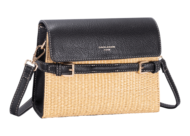 David Jones CM8409 Raffia Crossbody Bag