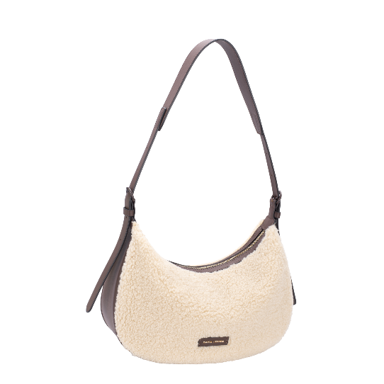 David Jones CM8608 Borg Scoop Shoulder Bag
