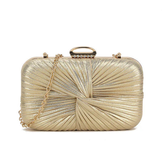 Koko CS3224 Gold Knot Front Box Bag