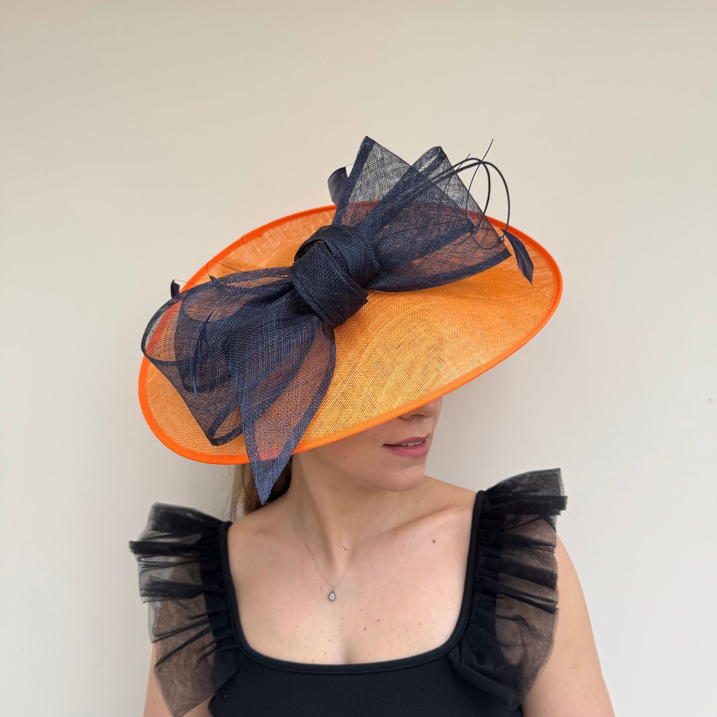 J Bees JB26/132 Tangerine Orange and Navy Hatinator