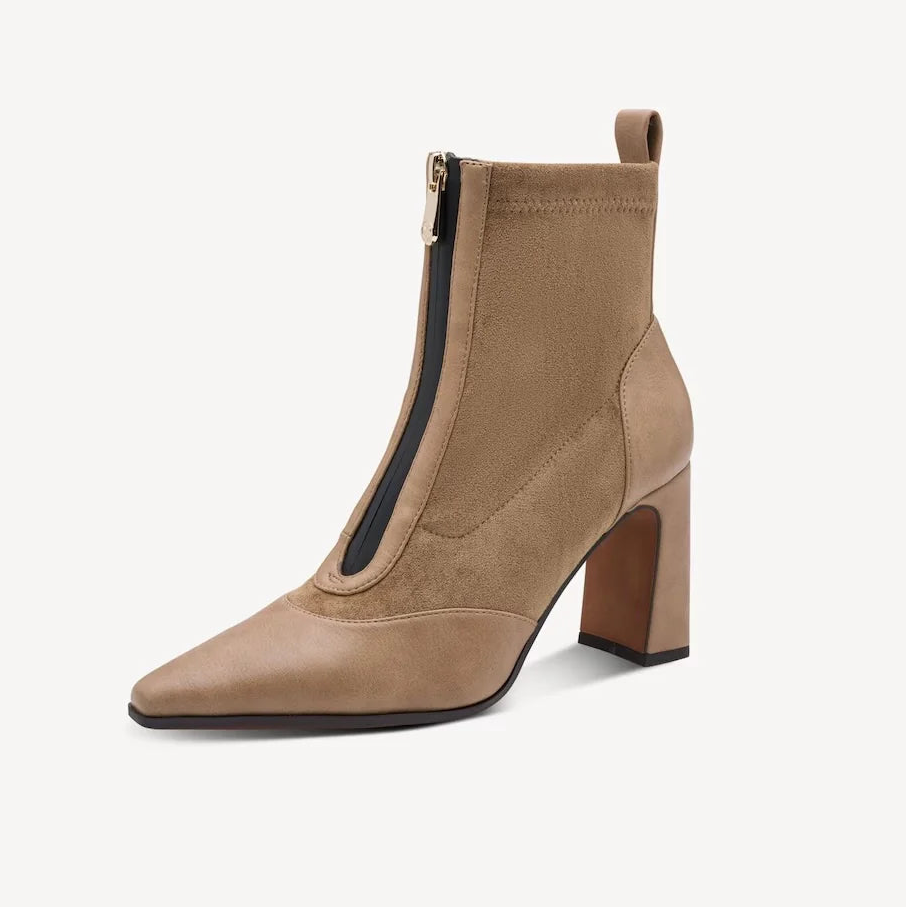 Marco Tozzi 2-25334-47 Antelope Combo High Heel Ankle Boot