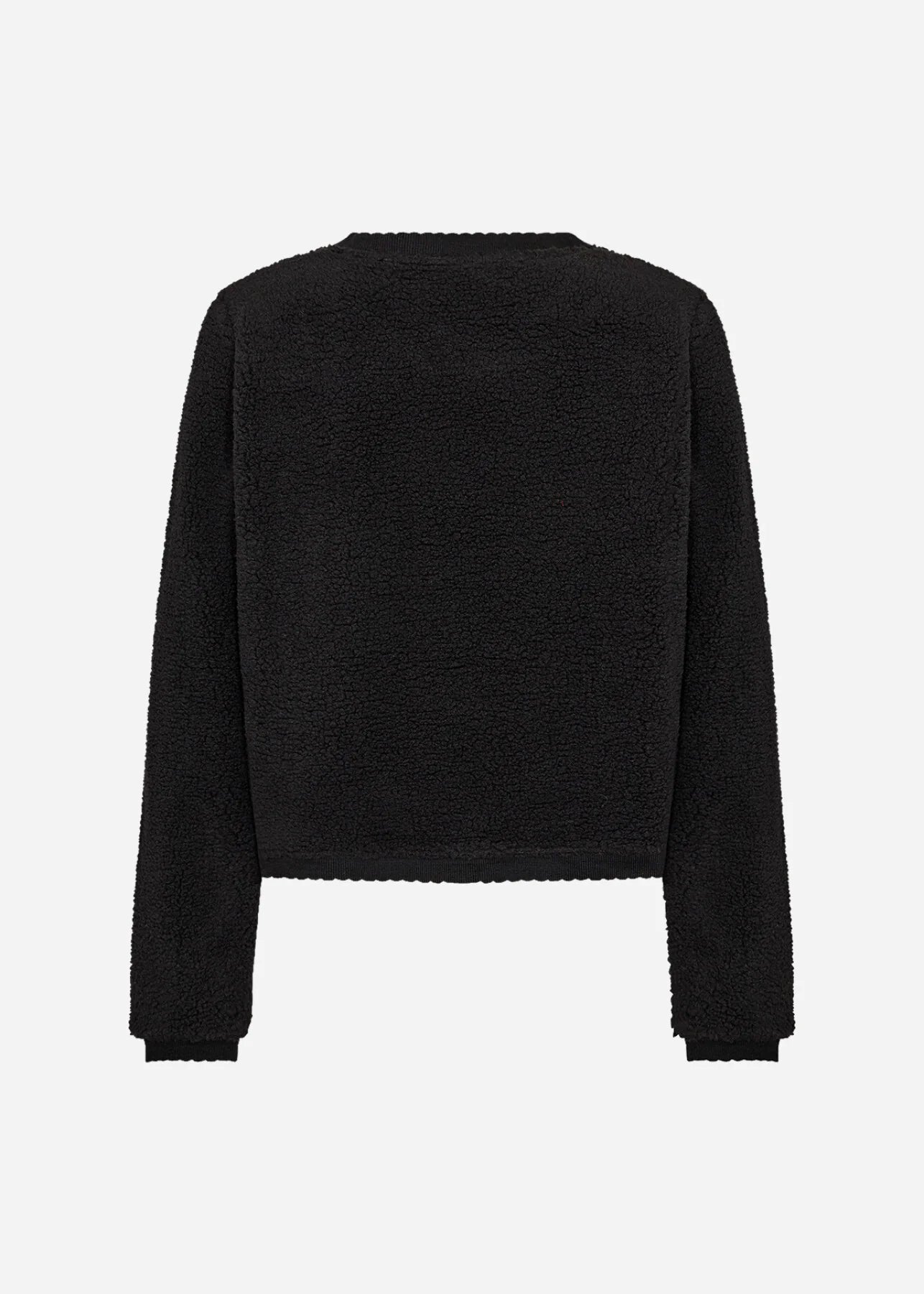 Soyaconcept AW25 Onyx 7 Sherpa Cropped Jacket
