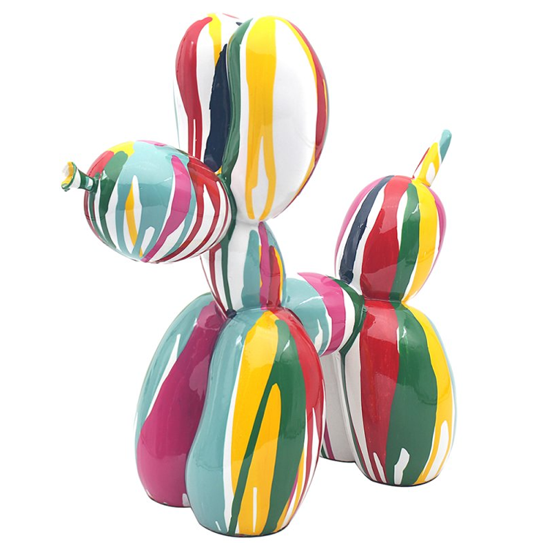 Drip Art Balloon Dog Statue