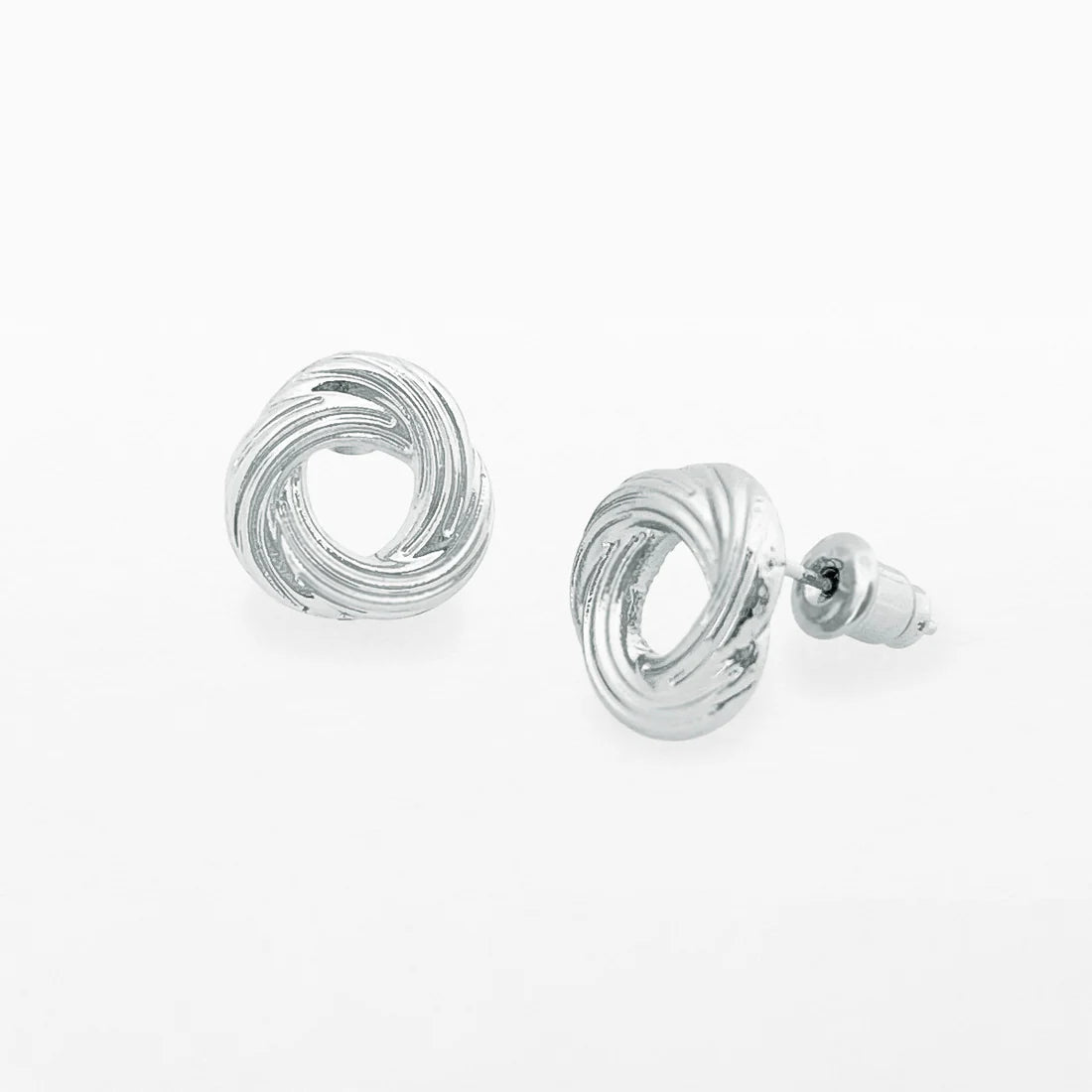 Life Charms E196 Knot Stud Earrings