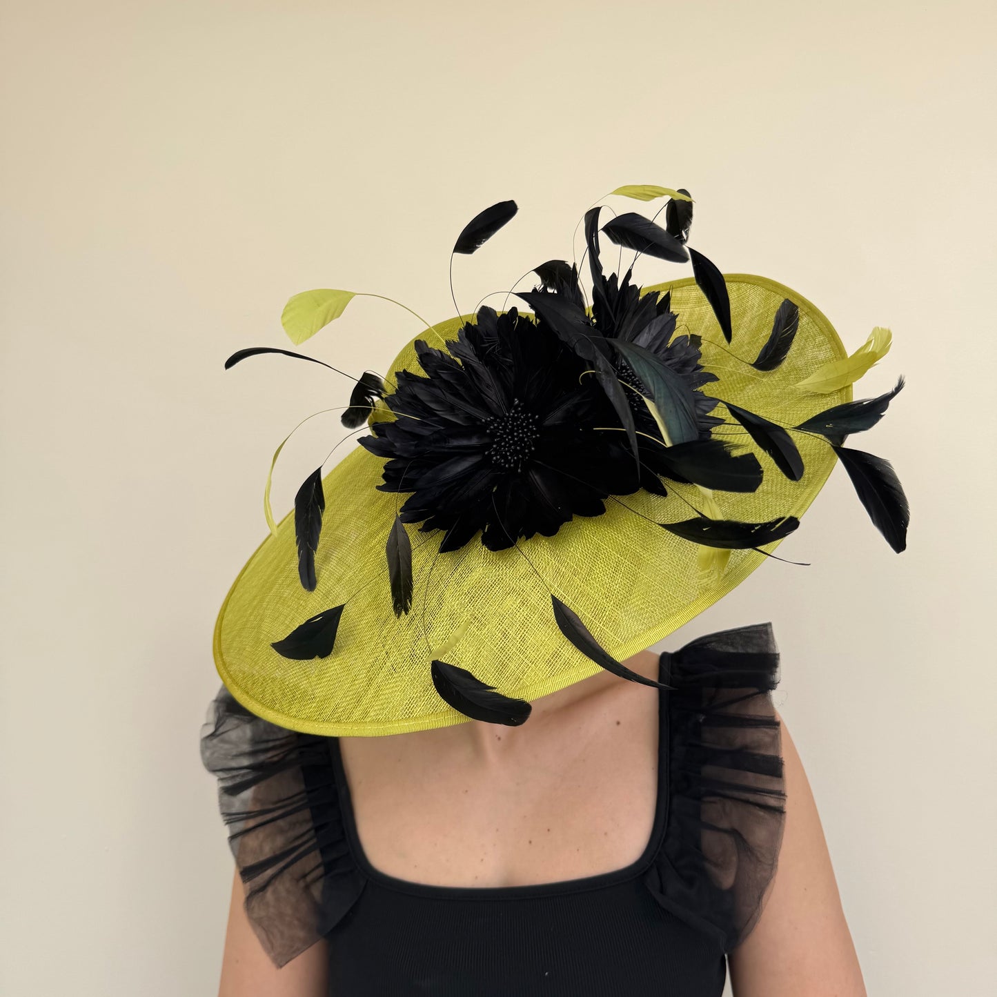 J Bees JB25/86 Zest lime and Black Contrast Hatinator