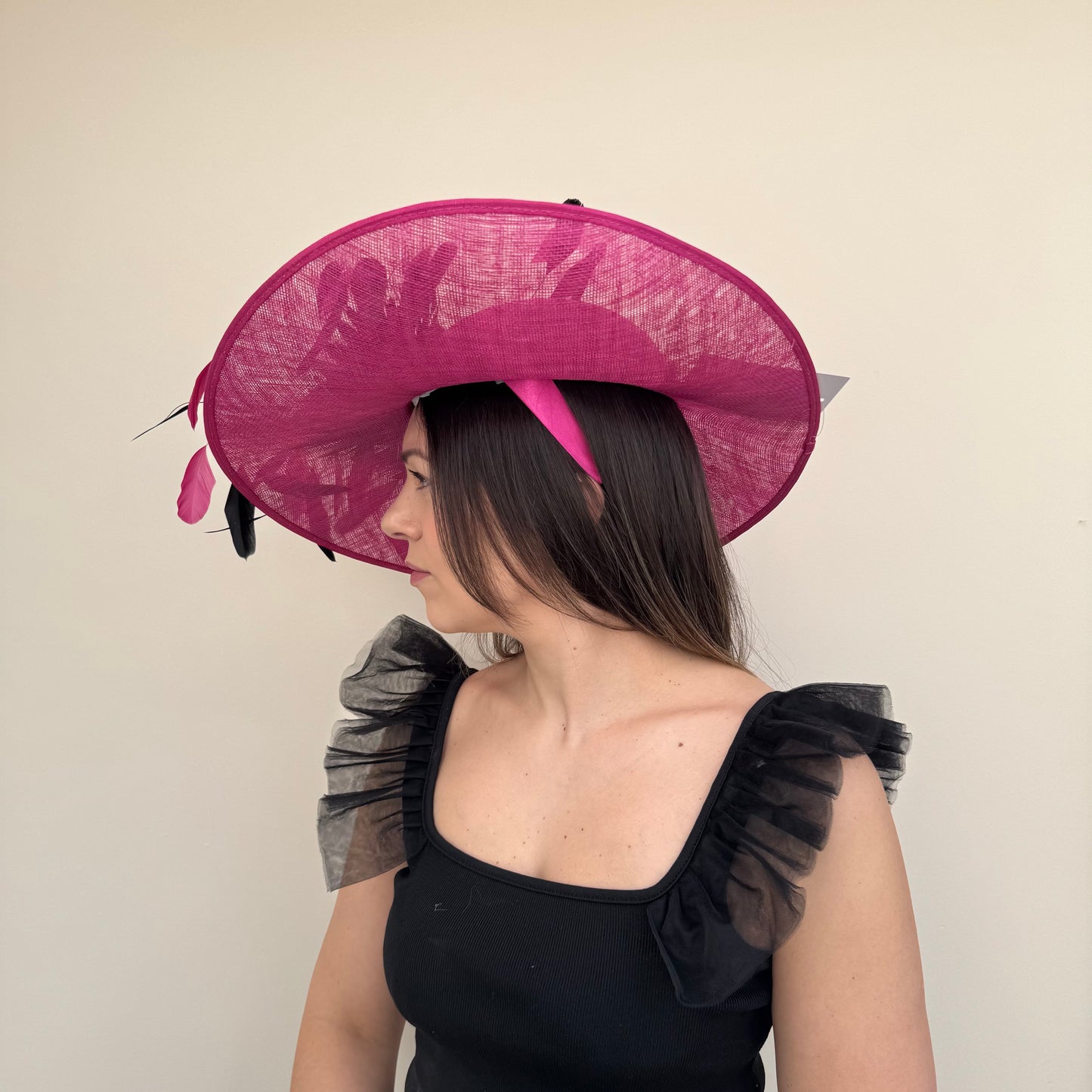 J Bees JB25/86 Magenta & Black Contrast Hatinator