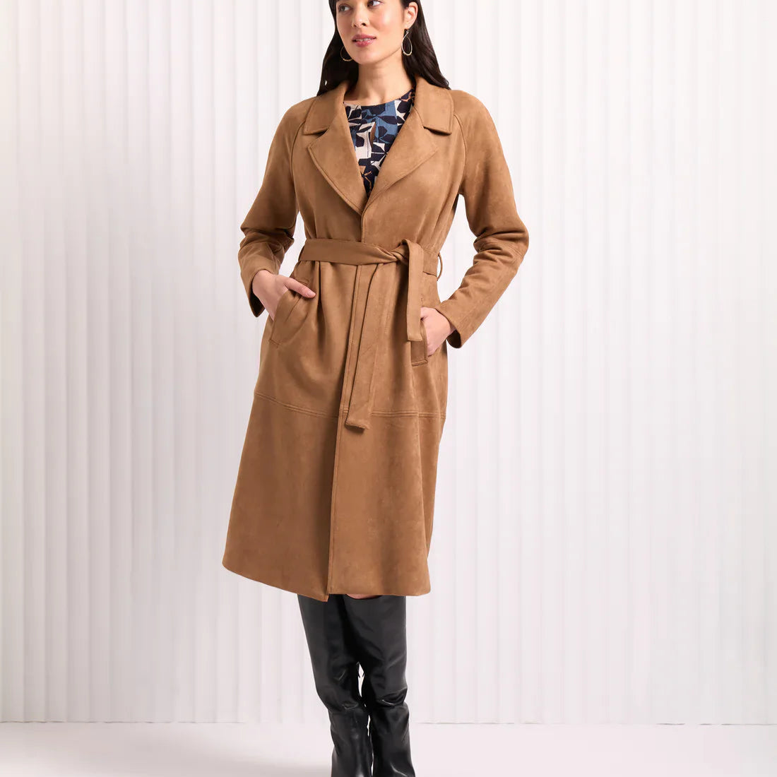 Foil FO8060 Faux-Sure Trench Coat