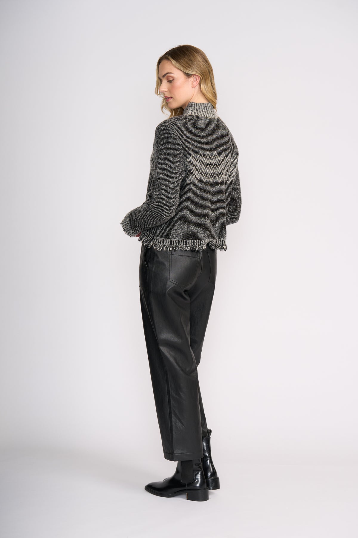 Foil Tussle Me Sweater Mono