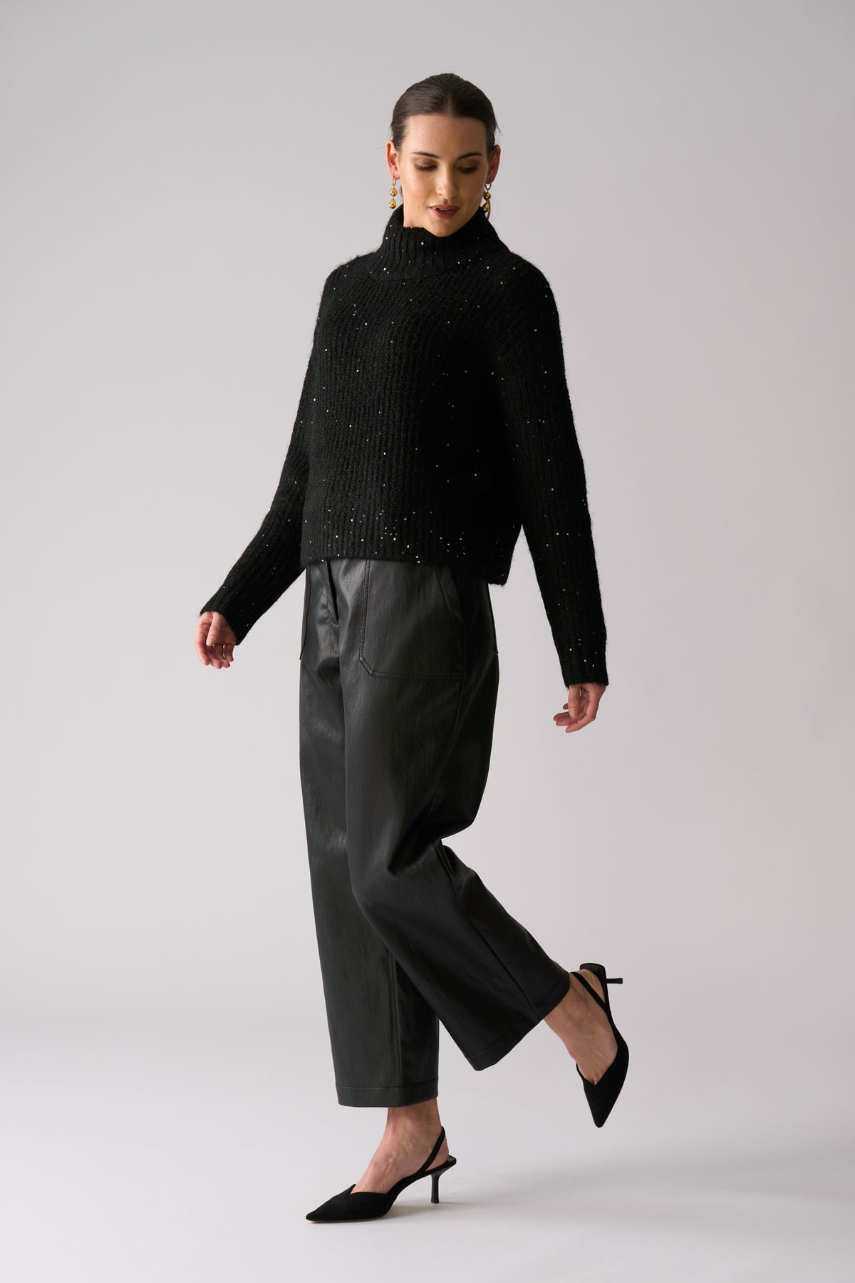 Foil Glow Getter Sweater