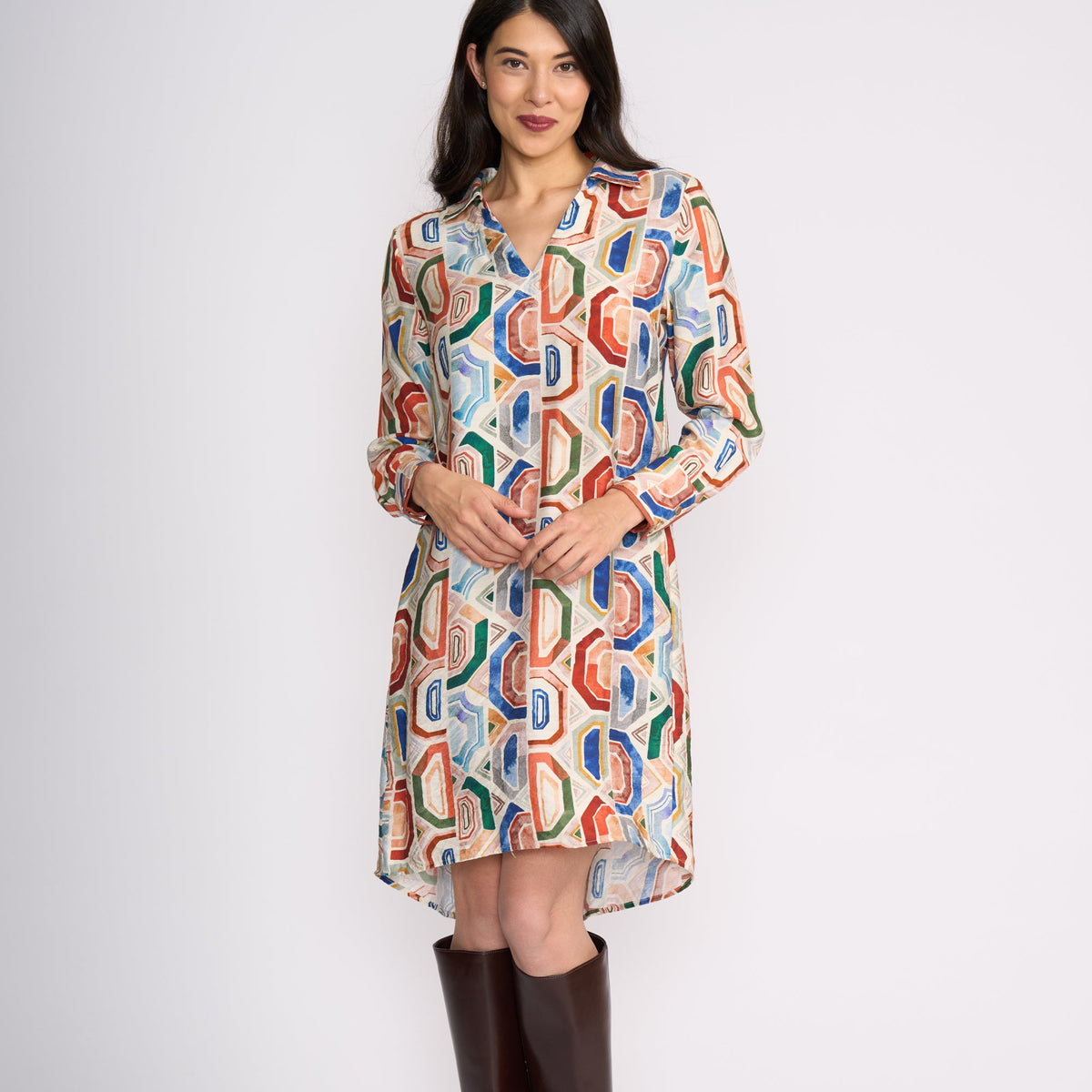 Foil Take Two Dress Geologic