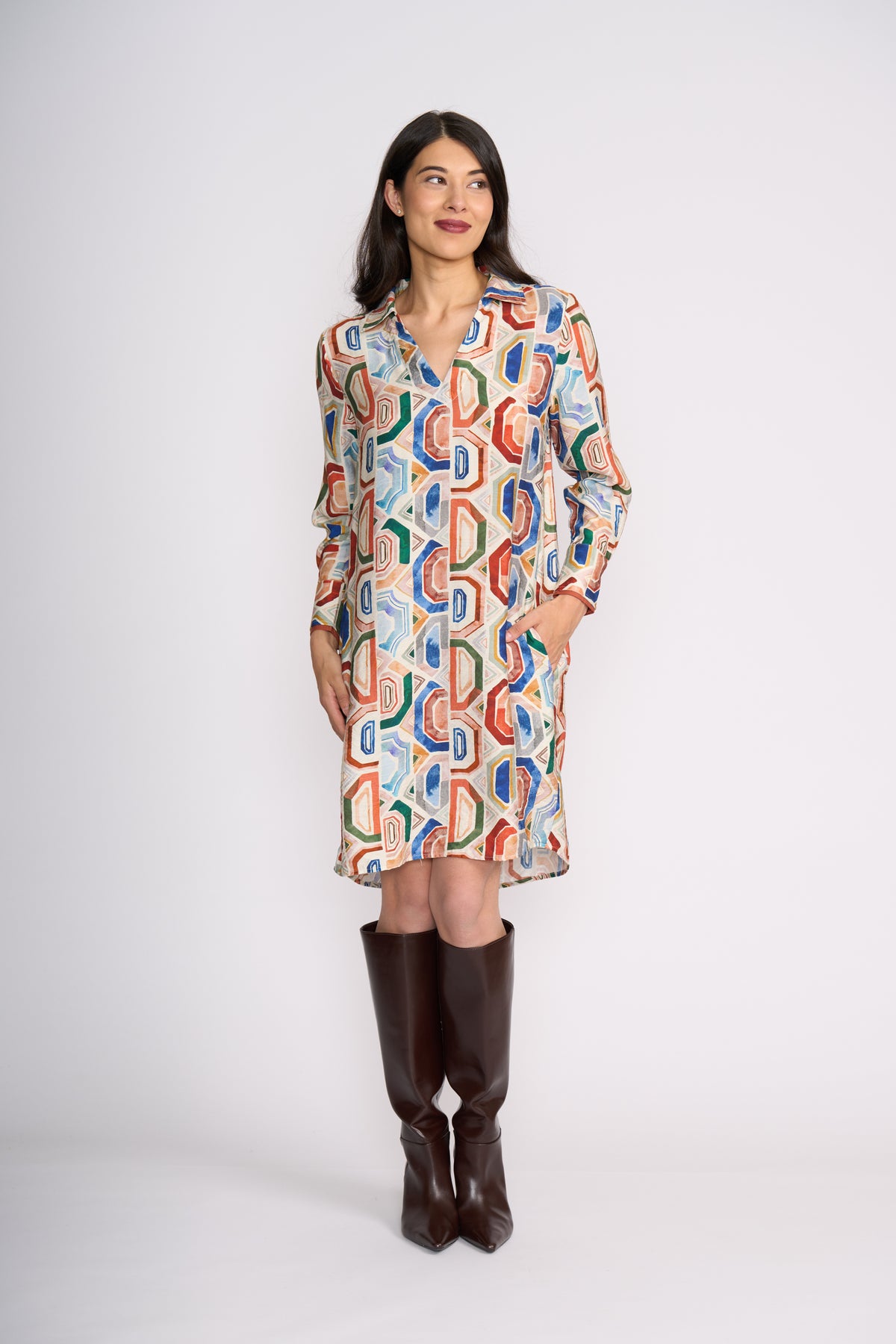 Foil Take Two Dress Geologic
