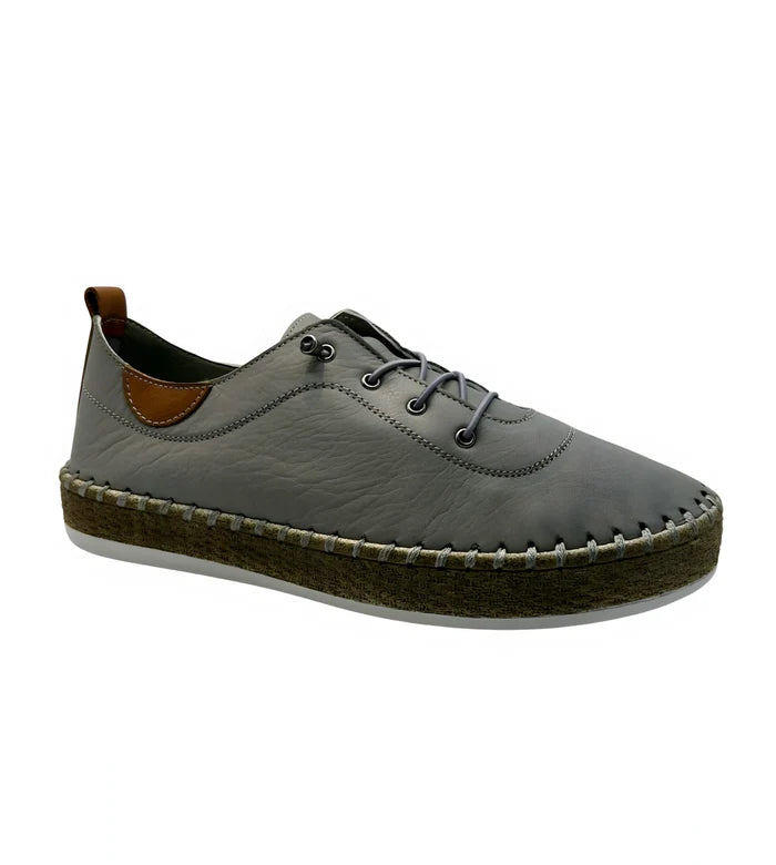 Shoozy Ivy Leather Platform Plimsole