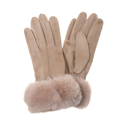 Park Lane Fur Trim Gloves GL4