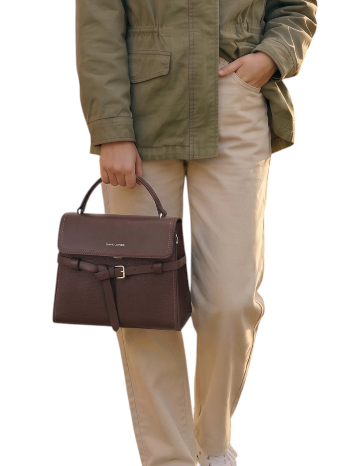 David Jones CM8589 Grab Satchel Bag