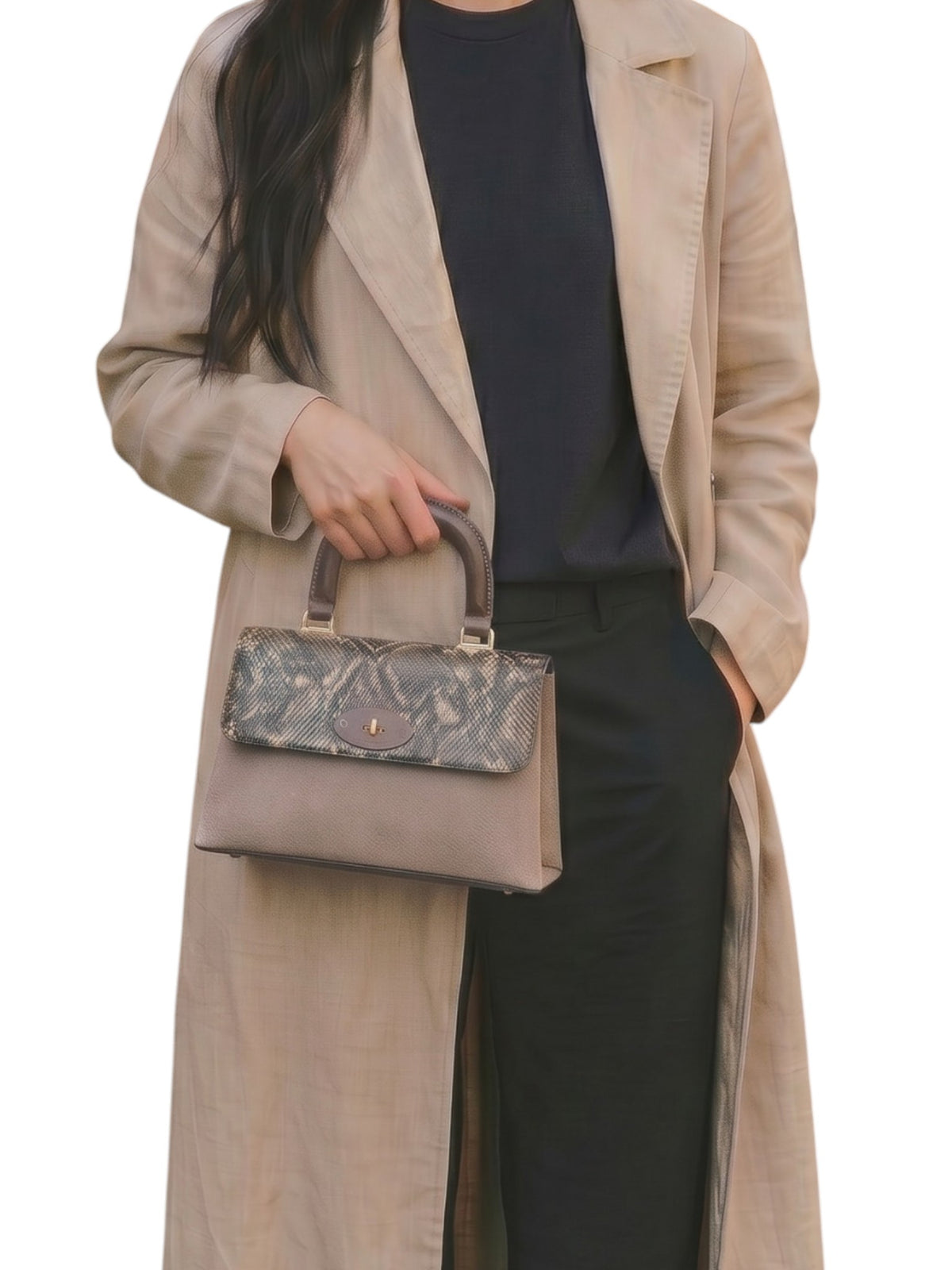 David Jones CM8638 Snake Flap Grab Bag