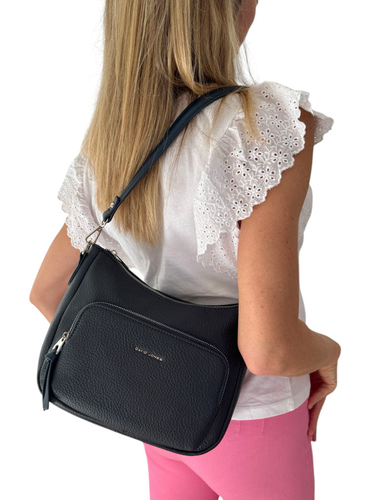 David Jones NV6905-2 Scoop Shoulder Bag