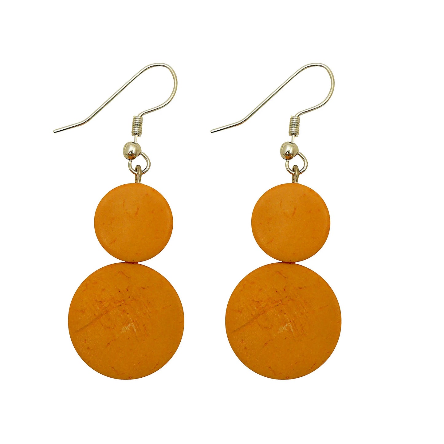 Lotus Feet H20CEB2 Mustard Yellow Earrings