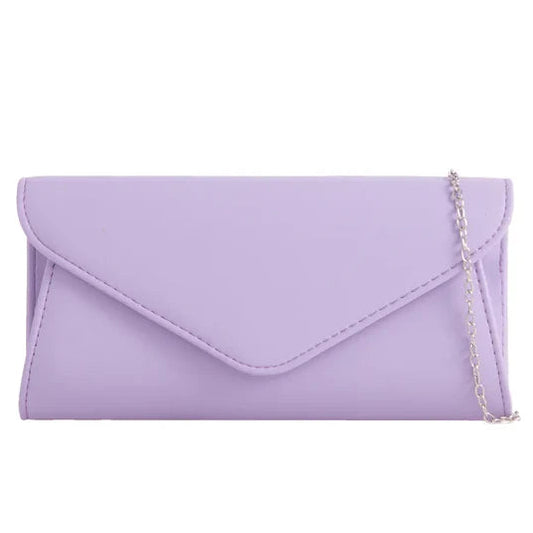 Koko H2490 Lilac envelope clutch bag