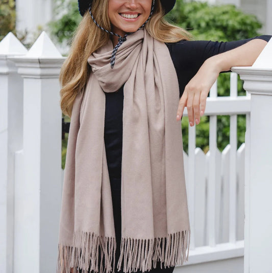 Park Lane PAS Celine Pashmina in Brown & Taupes