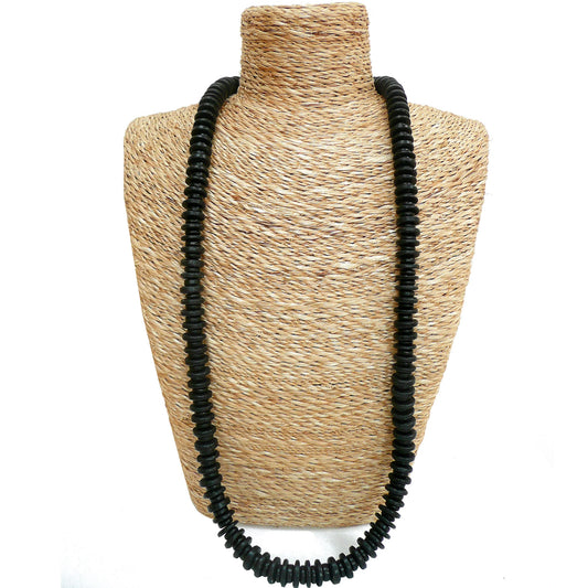 Lotus Feet HC011 Black Necklace